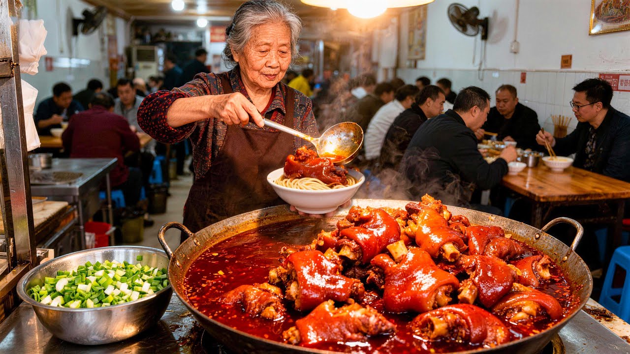 Thưởng thức Mì giò heo hầm kiểu Quý Châu, ẩm thực lề đường ngon đúng nghĩa