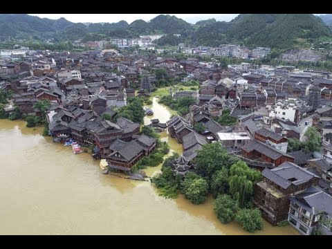 《石涛聚焦》「7.18 三峡最大洪峰每秒5.98万立米 已达库区」天之水灭中共习近平说话 中共国发布一级灾难警报「巴斯：党媒描绘三峡大坝——百年一遇设计 遭遇两百年一遇洪水」大坝在崩溃中（17/07）