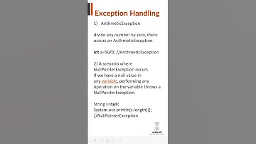 Interview Questions About Exceptions