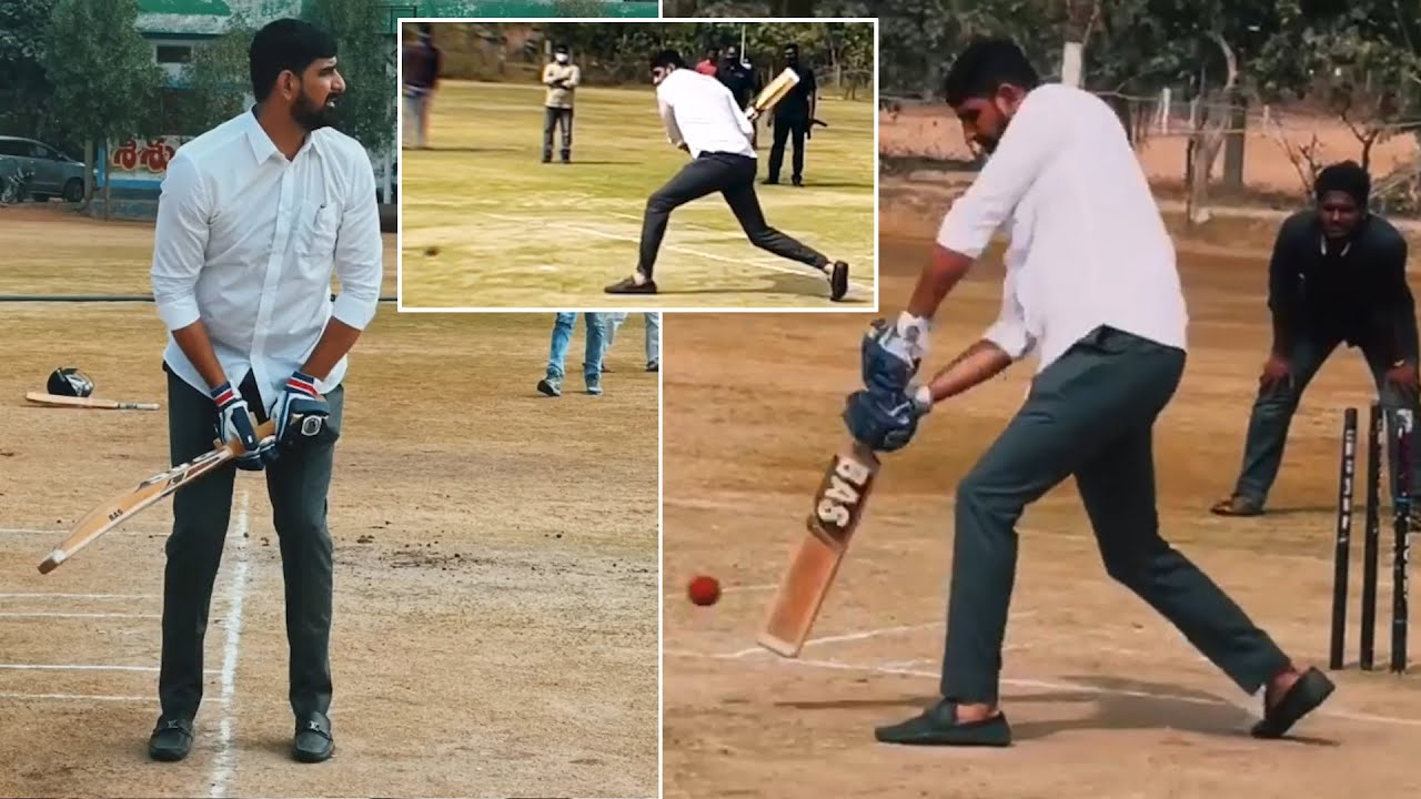 TRS MLC Padi Kaushik Reddy Playing Cricket CM KCR Minister KTR