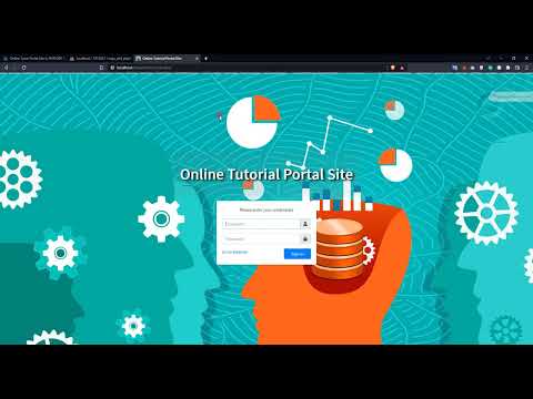 Online Tutor Portal Site in PHP DEMO