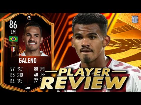 86 TOTGS GALENO PLAYER REVIEW UEL TEAM OF THE GROUPSTAGE SBC GALENO FIFA 22 ULTIMATE TEAM