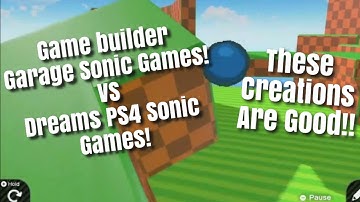 Youngtext - Game Builder Garage Creations And Dreams Ps4 Sonic Games!