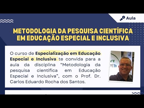 Aula sobre Ética em Pesquisa com Carlos Eduardo Rocha