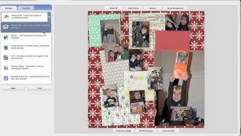 Creating a Digital Scrapbook Page with Picasa- Step 2