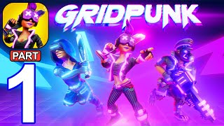Gridpunk Battle Royale 3v3 PvP - Gameplay Walkthrough Part 1 Tutorial (Android,iOS) screenshot 5