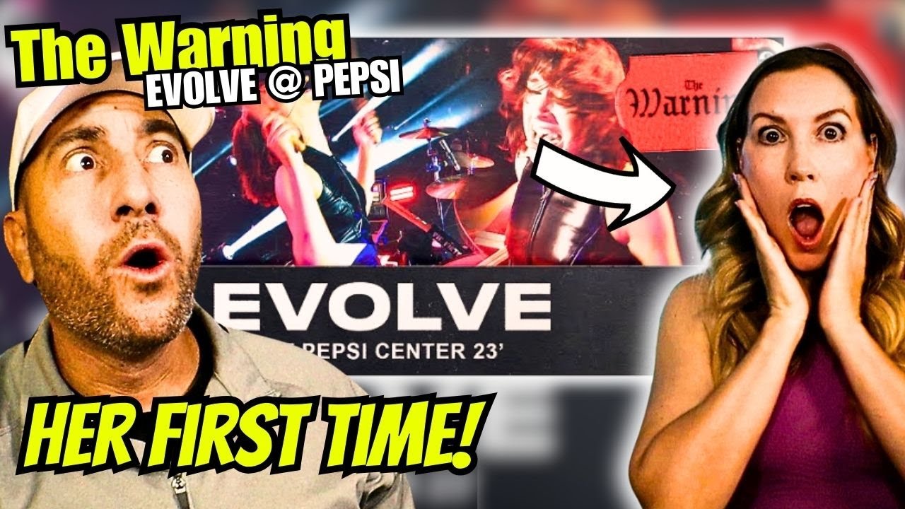 Her FIRST EVER | The Warning - "Evolve" (LIVE From Pepsi) | CONCERT TOMORROW - REACTION!