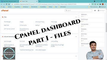 Guide to CPanel Dashboard Part I - Files