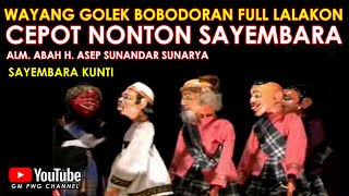 Wayang Golek Asep Sunandar Sunarya Bobodoran Full Lalakon l Cepot Nonton Sayembara Kunti