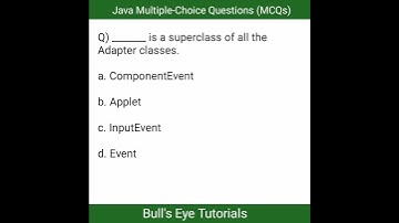 Java mcq questions and answers | Java Programming MCQ | Java Interview Questions | #shorts