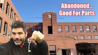 Buying abandoned industrial buildings for parts, walk through