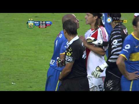 Boca/River -Expulsión de M Almeida Y C Rodriguez - superclásico HD 15/05/11