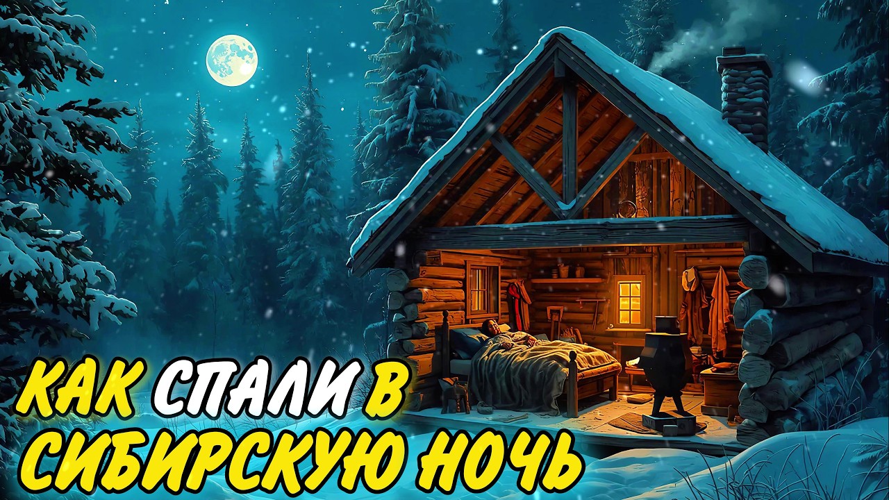 Сибирская окраина 19 века: ночь и мороз🌛Лекция для сна