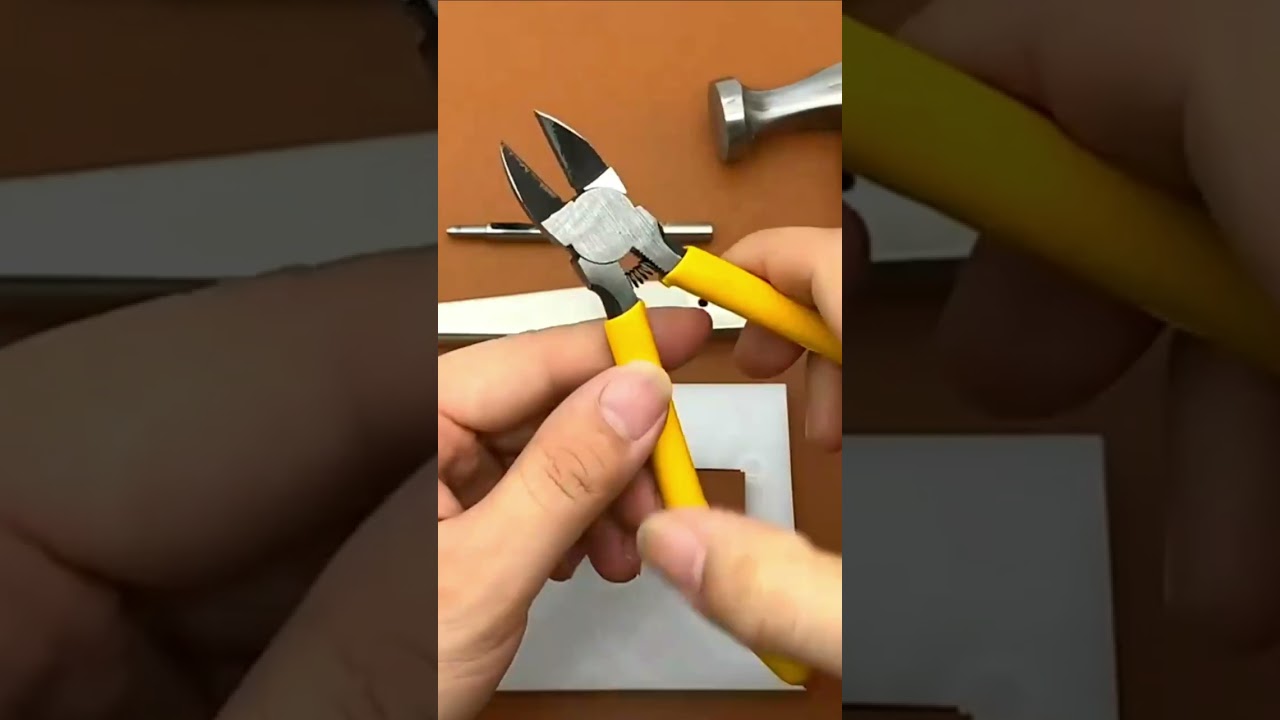 Red copper nail mounting rod,American rivet fixing installation tool, DIY leather tool