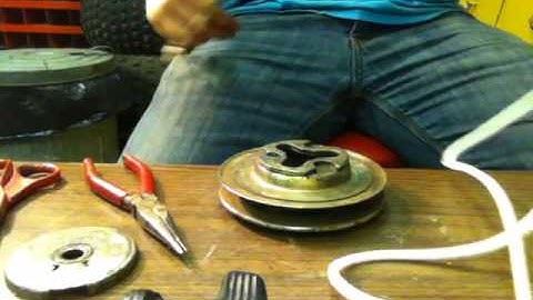 Honda ATC recoil repair part one (uncut footage)