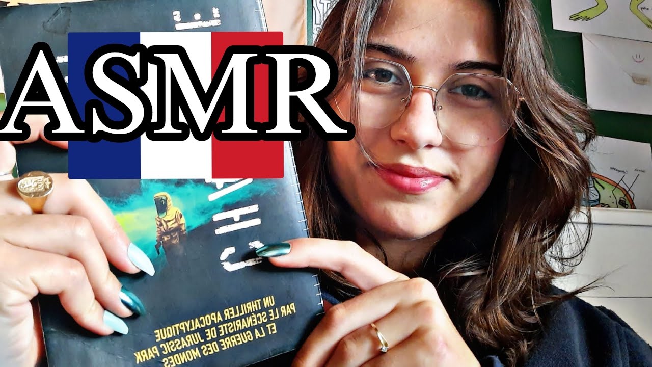 ASMR lendo em Francês 🇫🇷🥖