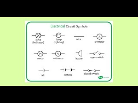 Symbols in a circuit diagram - YouTube