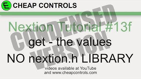 #103 Nextion Display get command Part 6 The Parsing a value Nextion Tutorial