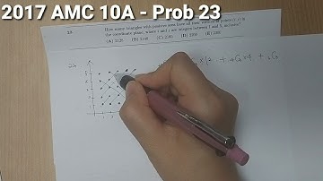 2017 AMC 10A - Prob 23