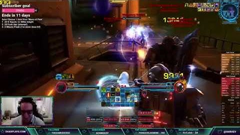 SWTOR | Entire Raid Force Pushed off a bridge!