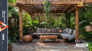 Download Lagu Tropical Paradise in a Tiny Garden: How to Build a Beautiful Pergola – Complete DIY Tutorial! MP3