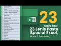 23 Jenis Paste Special di Excel dan Fungsinya