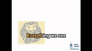 He Lives in You (Karaoke Instrumental) w/ Lyrics