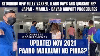 UPDATED AIRPORT RULES AND PROCEDURES FOR RETURNING OFWs | PAANO MAKAKAUWI NG PILIPINAS?