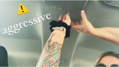 💥fast & aggressive ASMR in the car: random, unpredictable, NO talking 🤐