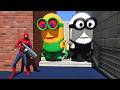 Insane Ragdoll Spiderman Showdown Red Minion vs Black Minion Gta 5 Eps.69