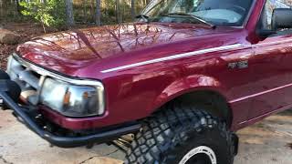 Ford Ranger Lifted On 33s 2wd