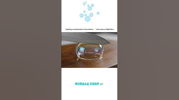 Popping a Soap Bubble in Slow Motion ✨ | Ultra Macro ASMR Slice#asmr #ytshorts #shorts #satisfying