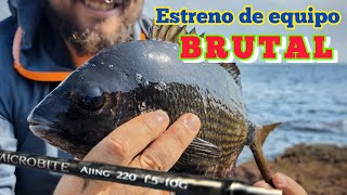 Caña nueva de Rockfishing!🎣 Día BRUTAL de CAPTURAS #Asturias