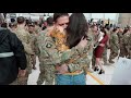 EMOTIONAL MILITARY WELCOME HOME AFTER 9 MONTH DEPLOYMENT