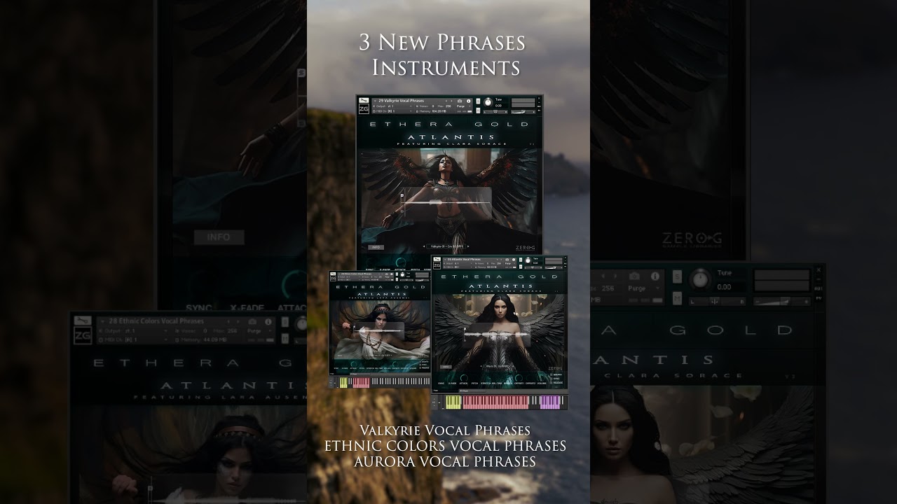 Ethera Gold Atlantis 3 - What's New  #zerogsamplelibraries #ethera #vocal #musicsoftware
