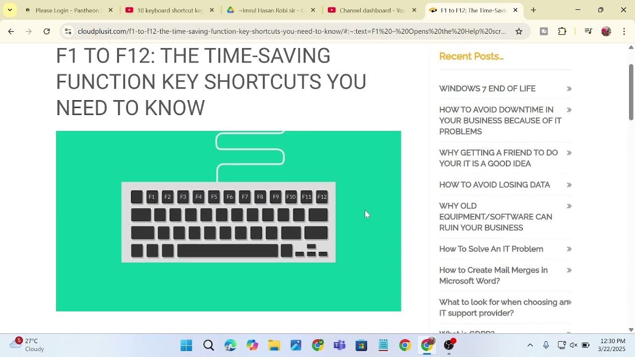 10 keyboard shortcut key for windows computer | Computer keyboard shortcut keys bangla tutorial