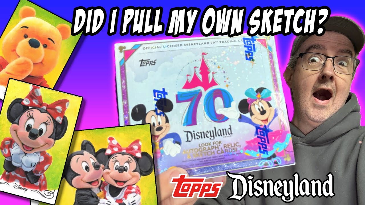 Topps Disneyland 70th Anniversary Trading Card Unboxing