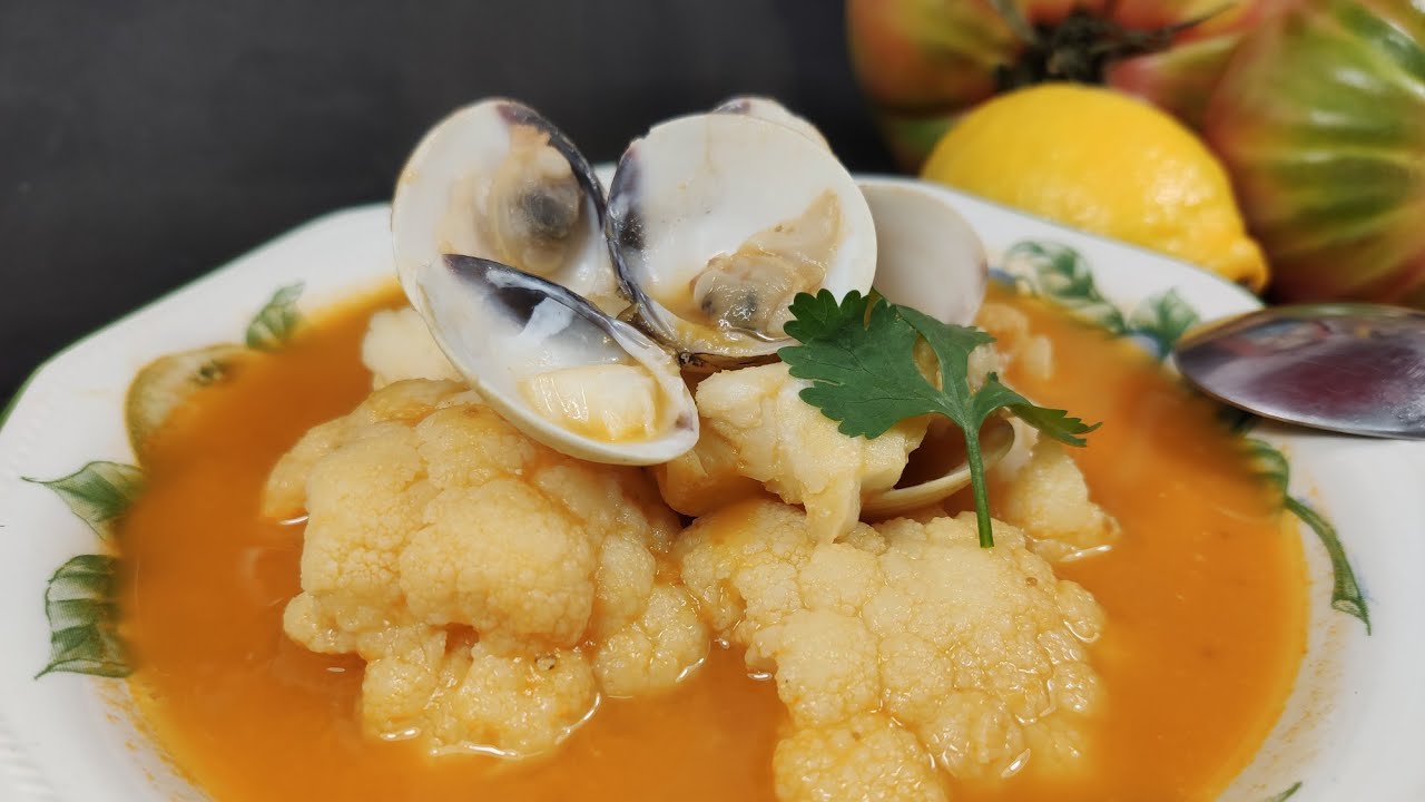 La sopa  para combatir el frío/ sopa de coliflor #recetasfaciles #recetas tradicionales #comohac