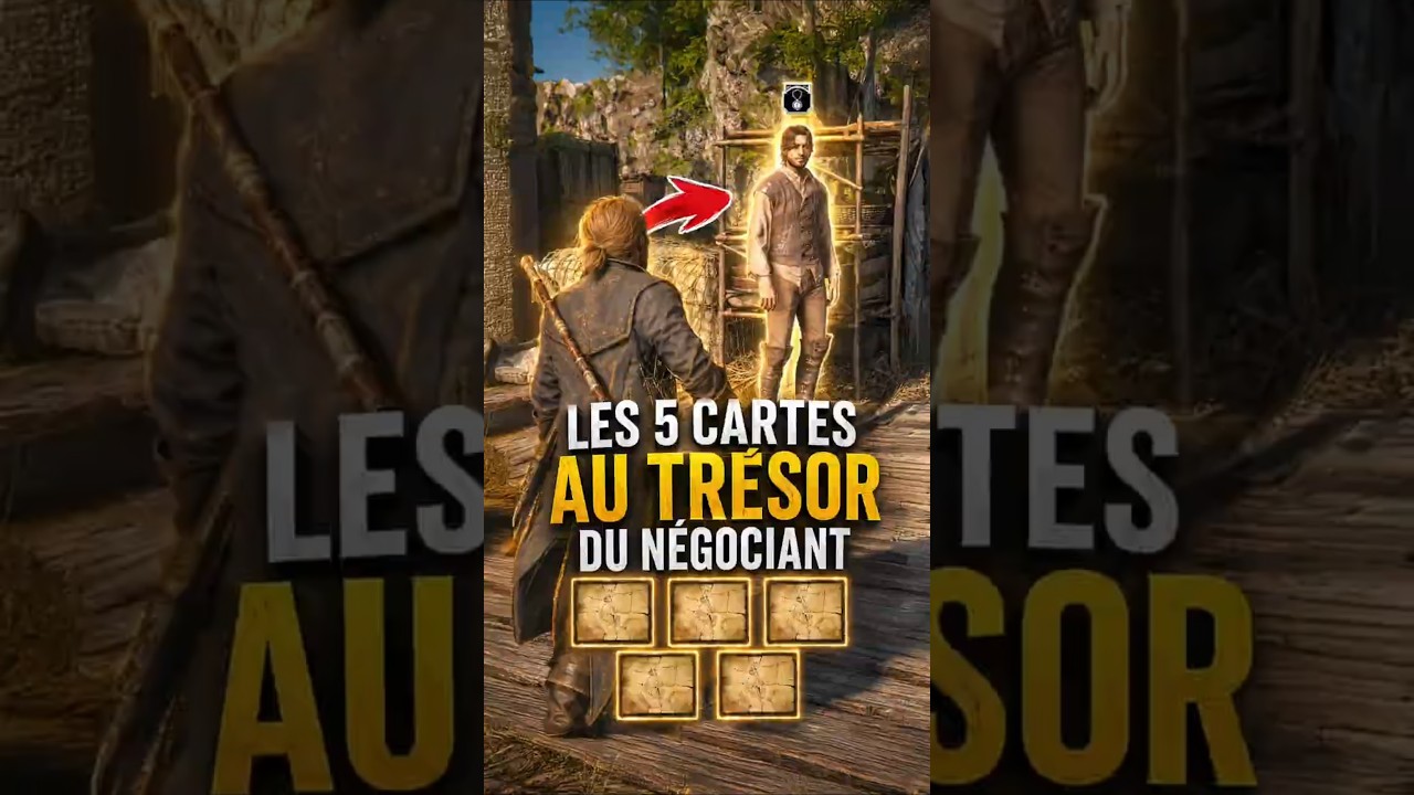 Débloquer les 5 cartes aux Négociants de TRÉSORS d'Assassin's Creed Black Flag Resynced (Fragments)