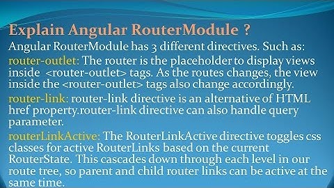 Angular2 Interview Questions and Answers for freshers and experienced– Part 3