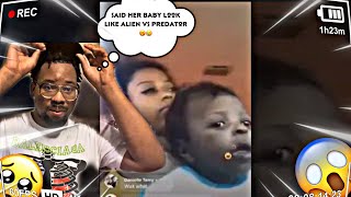 HORRIBLE MOTHER CALLS HER CHILD UGLY AND BLAMES IT ON THE FATHER- REACTION SHE THE UGLY ONE 🤦🏽‍♂️