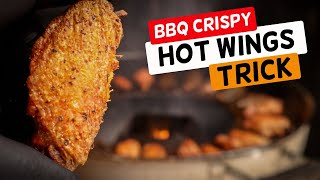 Hot wings on a Weber kettle that are super crispy