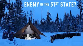 Solo winter camping in not the 51st state