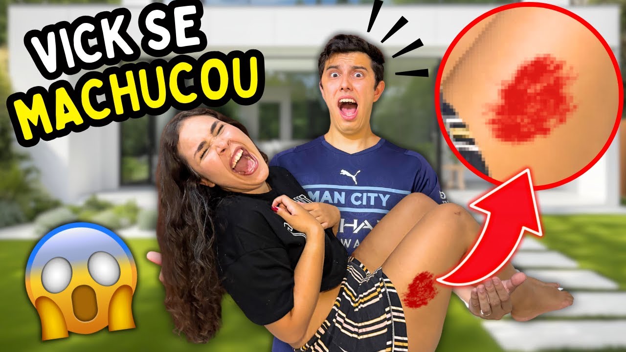 FUI ASSUSTAR a VICK E ELA FOI PARAR NO HOSPITAL *machucou muito?
