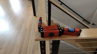 LEVEL TWO LINES AT ONCE!  Multi-angle foldable level