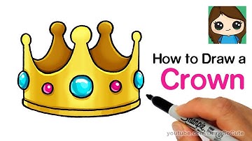How to Draw a Crown Easy | Emoji
