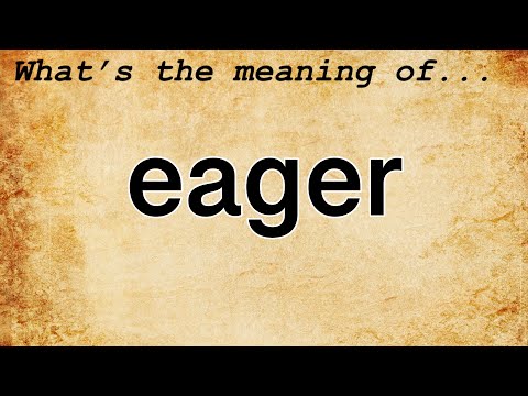 Video: Wat is een zin waarin het woord gretig wordt gebruikt?