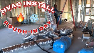 HVAC Install: Roughin Day