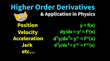 Higher Order Derivatives | Physics Application