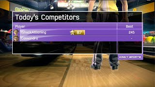 Kinect Sports: Bowling (vs Professional A.I.)